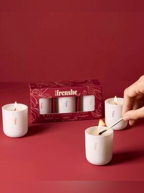 Being Frenshe Mini Reset Soy Wax Candle Trio Gift Set - 3 pc